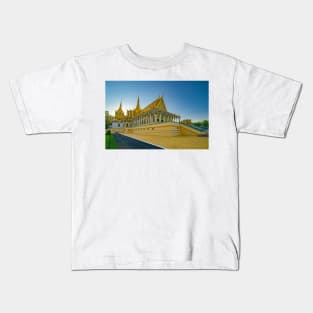 The Throne Hall, Royal Palace, Phnom Penh Kids T-Shirt